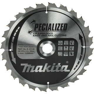 Image of Makita Cirkelzaagblad Hout (noest/spijker)